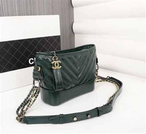 chanel gabrielle bag small green